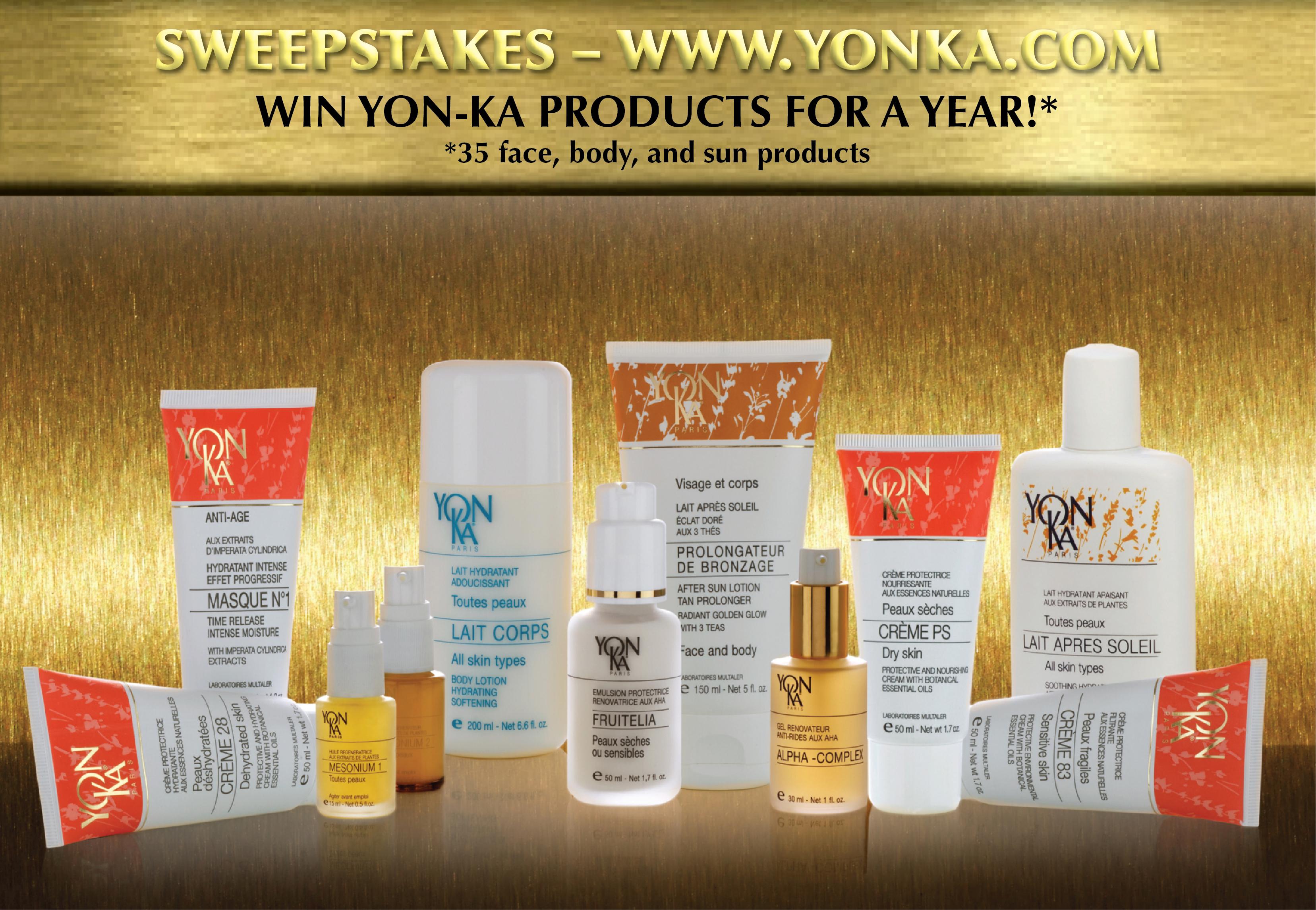 yon-ka 2011 online sweepstakes - i like yon-ka