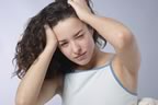 Image Woman with a migraine