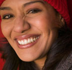 Image of Woman Smiling showing her teeth