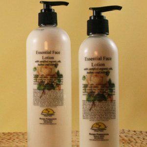 Essential Face Lotion with certified organic ingredients
