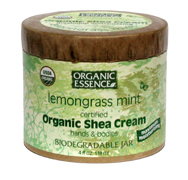 Certified Organic Shea Cream–Lemongrass Mint