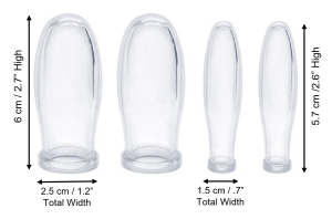 Oval Facial Cupping Set