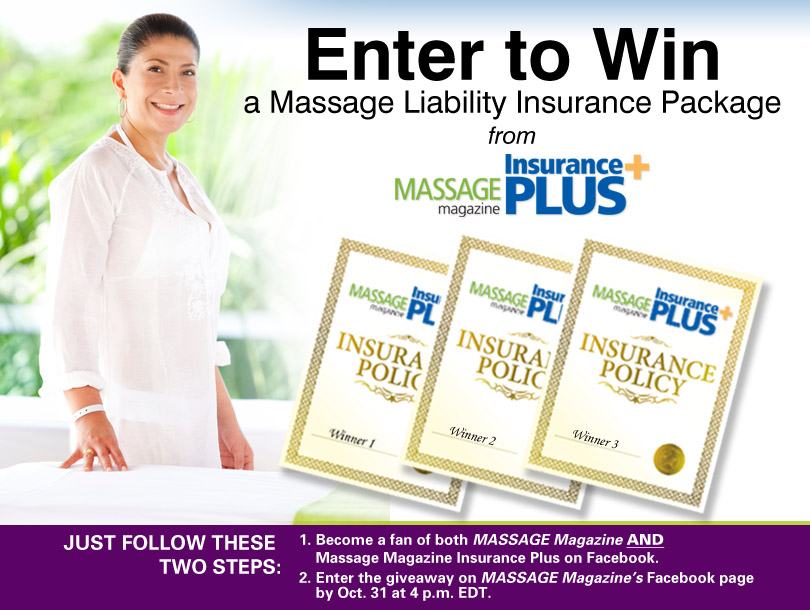 Massage Therapists Win a Massage Liability Insurance Package in