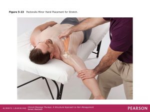 Pectoralis Minor Hand Placement for Stretch