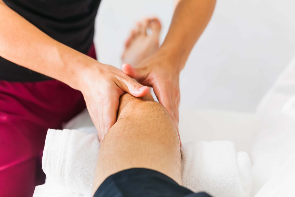 Massage therapy, in combination with the right topical pain relief product, can help alleviate pain and reduce inflammation for athletes. 