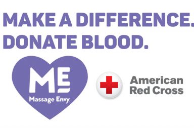 Massage Envy and American Red Cross partnership logos