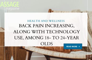 BACK PAIN INCREASING, ALONG WITH TECHNOLOGY USE, AMONG 18- TO 24-YEAR OLDS