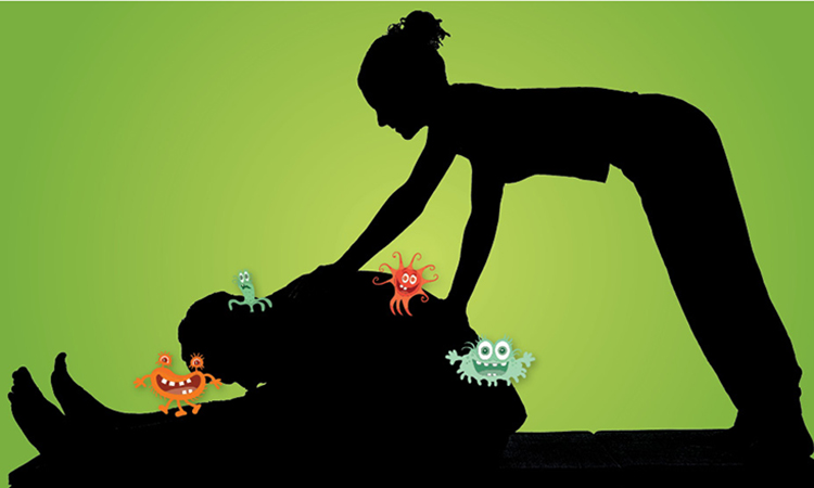 Once we become more aware of parasitic tension in ourselves, how do we help a massage client become more aware of parasitic tension in their own lives?