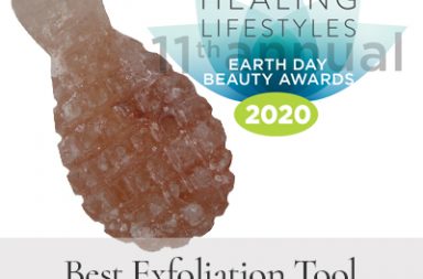 Saltability Himalayan Salt Cellulite/Body Scrubber - Best Exfoliation Tool winner in Earth Day Beauty Awards