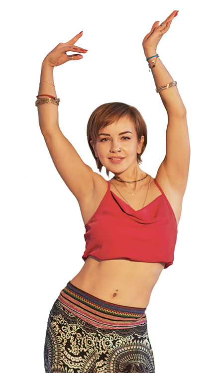 Figure 2. Belly dancer’s undulating neck