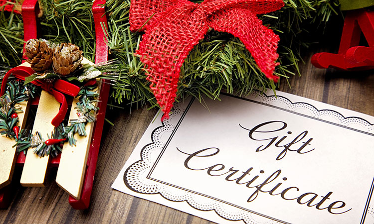 This is a great time to be thinking about how to give a year-end boost to your business. Offering gift certificates and holiday gift items can propel your revenue in a big way.