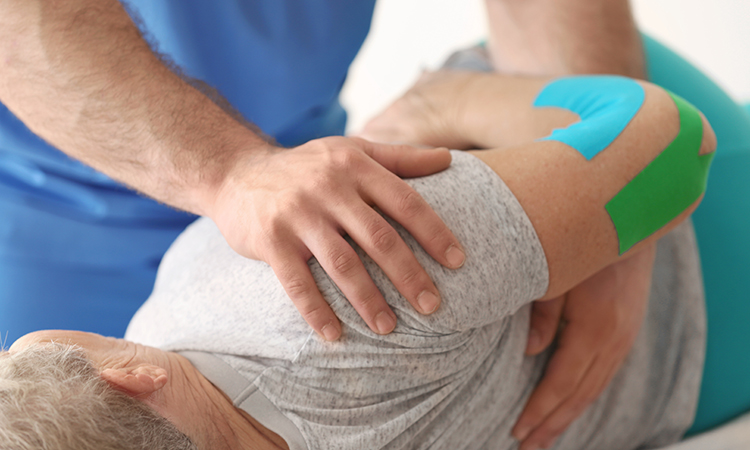 Understand how taping technique varies with geriatric patients.