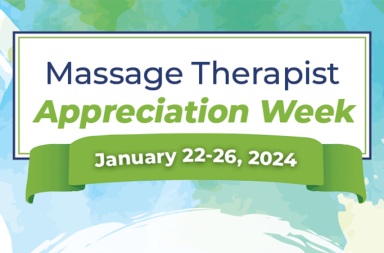 Logo for Massage Therapist Appreciation Week, Jan. 22-26, 2024