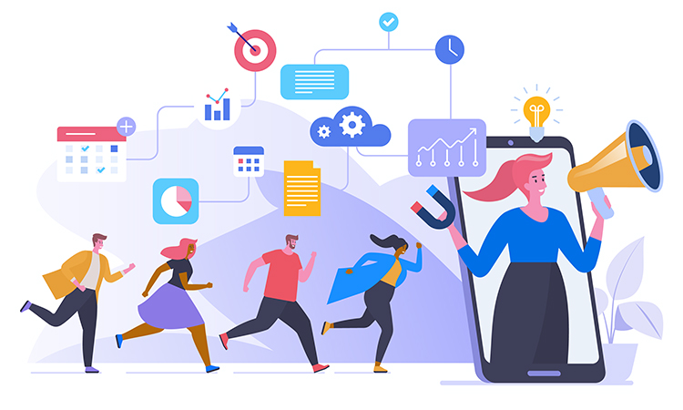 marketing promotion illustration