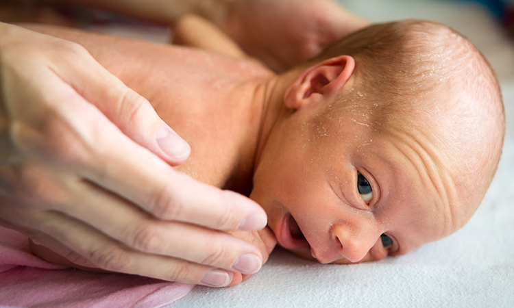 A review of more than 30 studies on infant massage for preterm infants showed an overall trend toward weight gain and increased vagal tone among preterm infants who received massage therapy.