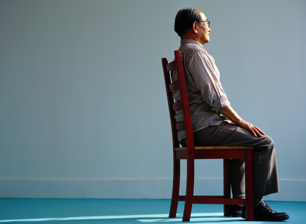 Elderly Man Sitting