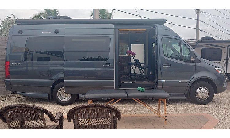 There is a growing interest in van life—or living a mobile lifestyle in an RV or van—and by acquiring and using a campervan to accommodate massage and spa therapies, the possibilities for your practice open up.