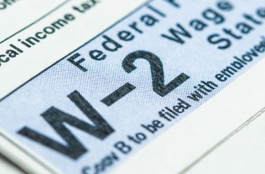 W-2 tax form - employee benefits