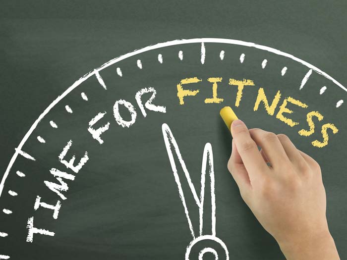 time for fitness, nutrition and exercise