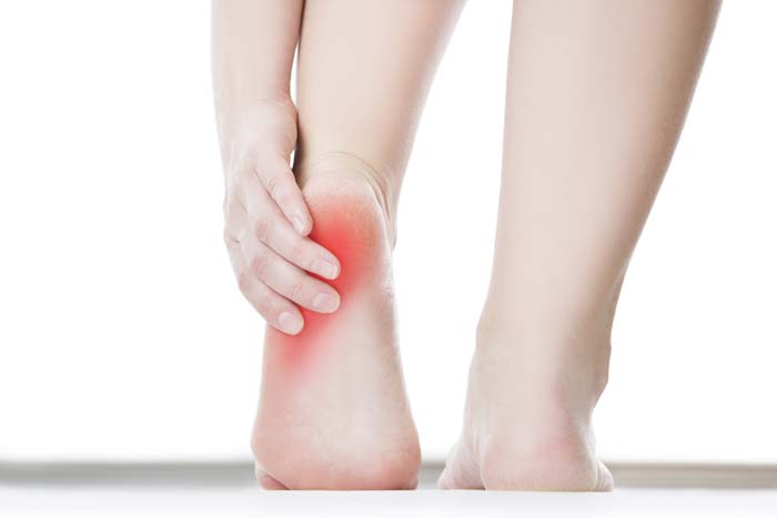 foot pain could be plantar fasciitis or referred pain