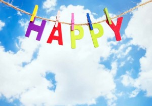 letters that spell the word happy
