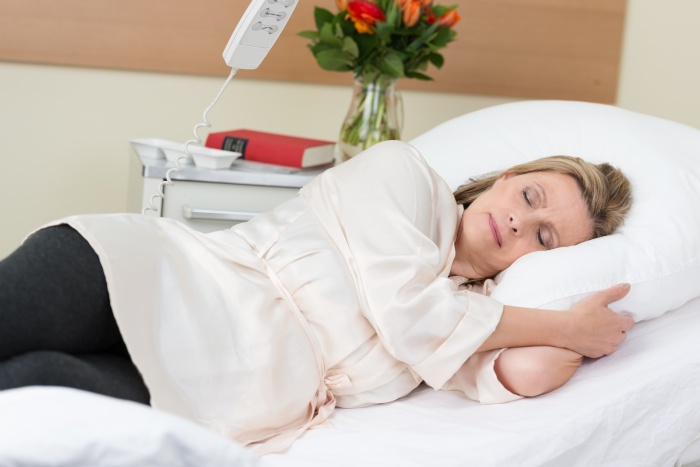 heart patient sleeping