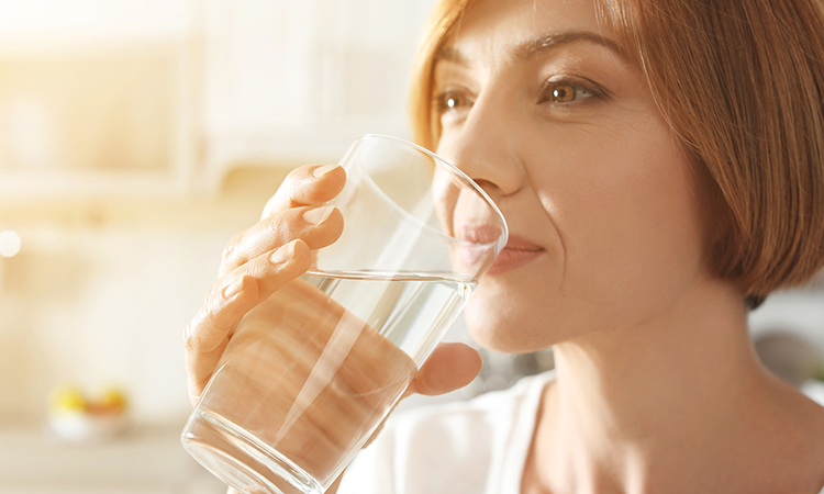 hydrate after a massage