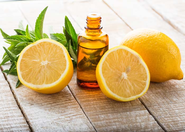 lemon essential oil for massage sessions