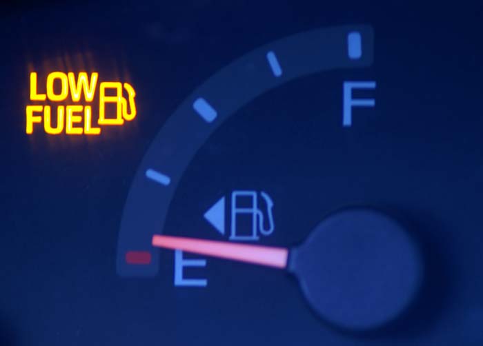 low fuel indicator