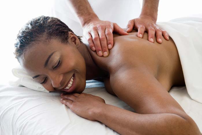 massage therapy client