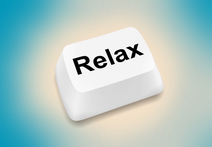 Relaxation button illustration